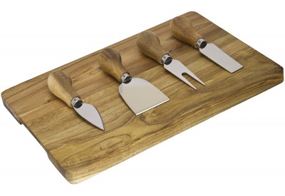 Taylor's Eye Witness Acacia Cheese Board & Knife Set